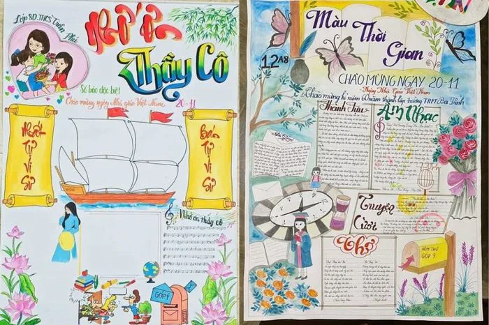 Bật mí trang trí 20/11 độc đáo, dễ làm và phù hợp mọi cấp học