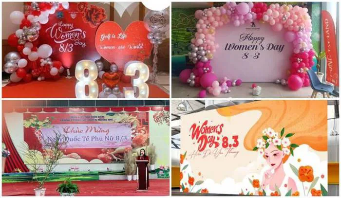 40 ý tưởng trang trí 8/3 đẹp mắt cho trường mầm non mới nhất