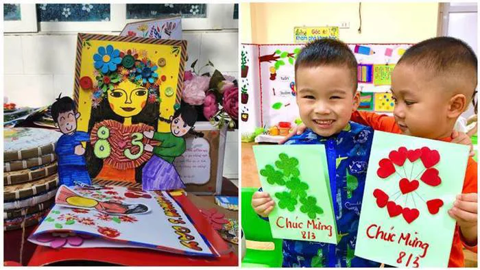 40 ý tưởng trang trí 8/3 đẹp mắt cho trường mầm non mới nhất
