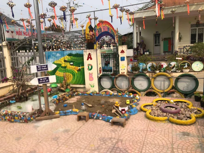 TRANG TRÍ, TẠO MÔI TRƯỜNG BÊN NGOÀI TẠI ĐIỂM TRƯỜNG TRUNG TÂM TRƯỜNG MẦM NON CĂN CO TRANG TRÍ, TẠO MÔI TRƯỜNG BÊN NGOÀI TẠI ĐIỂM TRƯỜNG TRUNG TÂM TRƯỜNG MẦM NON CĂN CO