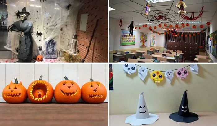 8 cách trang trí Halloween cho lớp học đẹp, đơn giản và độc đáo 8 cách trang trí Halloween cho lớp học đẹp, đơn giản và độc đáo