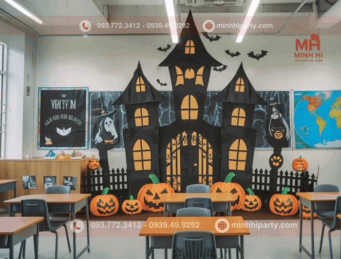 TRANG TRÍ HALLOWEEN MẦM NON - MINH HI PARTY TRANG TRÍ HALLOWEEN MẦM NON - MINH HI PARTY