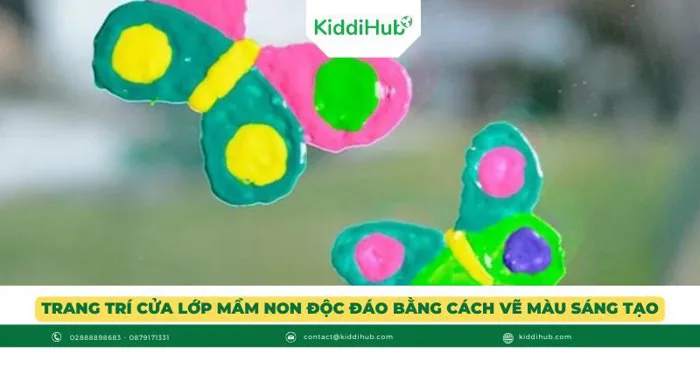 Gợi ý 10+ cách trang trí cửa lớp mầm non sáng tạo