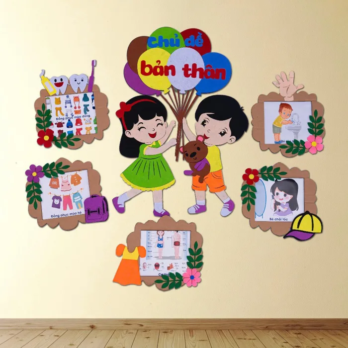 Đồ mầm non - Chủ đề mầm non stem nhiều mẫu trang trí lớp học cho bé