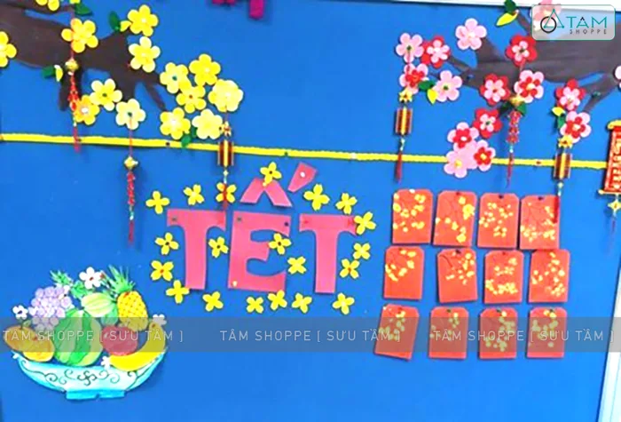 Mang Tết vào trường bằng các ý tưởng trang trí Tết cho lớp mầm non sáng tạo  dễ làm
