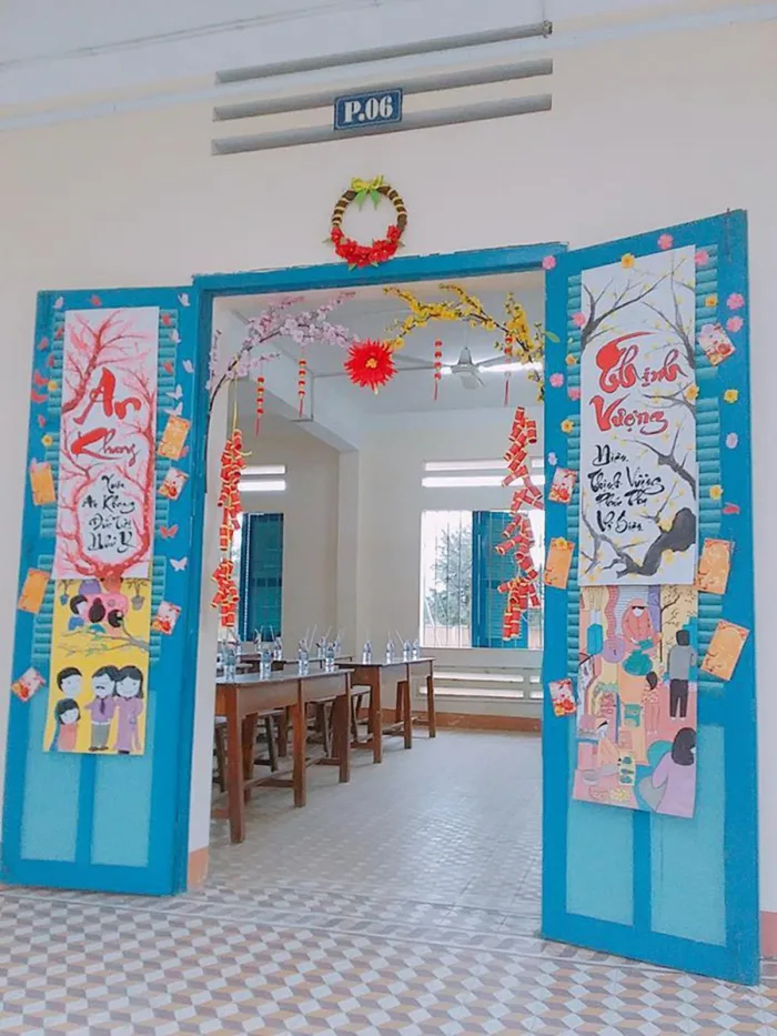 Trang Trí Lớp Học Ngày Tết Cực Độc Đáo