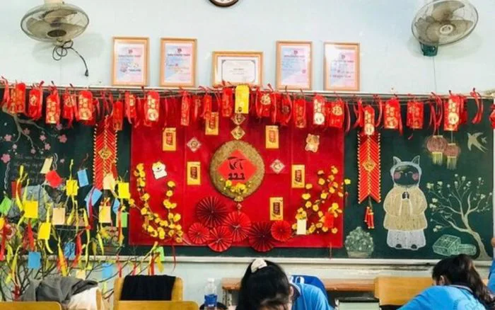 17 Cách trang trí lớp học ngày Tết Nguyên Đán đơn giản và đẹp