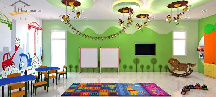 3+ mẫu thiết kế nội thất cho phòng học mầm non đẹp nhất hiện nay | Vadoto