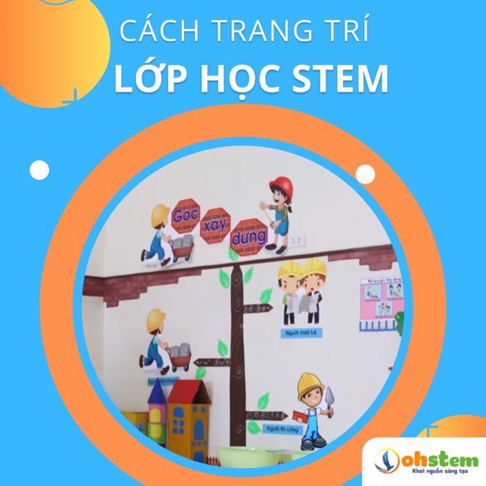 Hướng dẫn cách trang trí lớp học STEM mầm non đẹp và sáng tạo - Thiết bị  giáo dục STEM