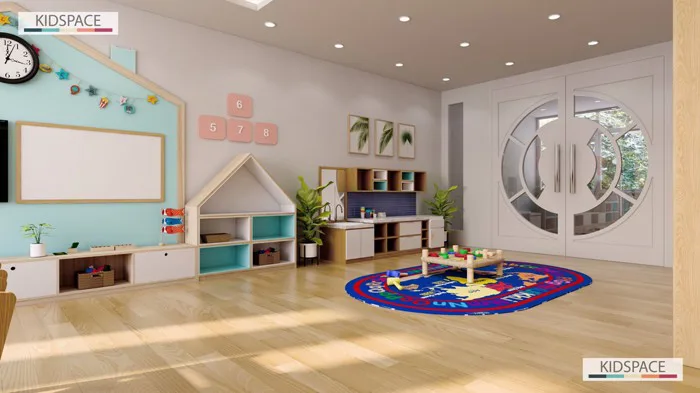 Thiết kế lớp học mầm non theo phong cách phương Tây hiện đại