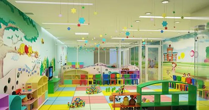 Hướng Dẫn Cách Trang Trí Lớp Học Mầm Non Sáng Tạo - Tủ Kê Mầm Non