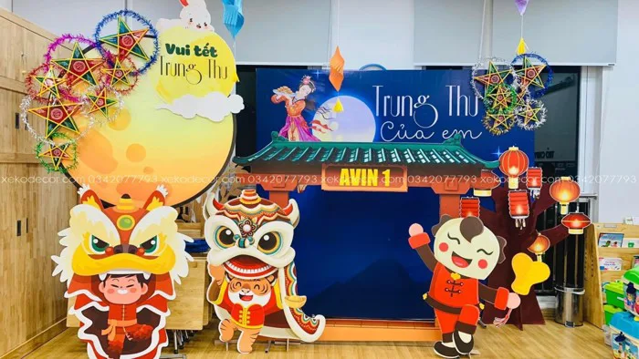 Trang Trí Trung Thu Lớp Học Mầm Non – Không Gian Lung Linh Cho Bé Đón Tết