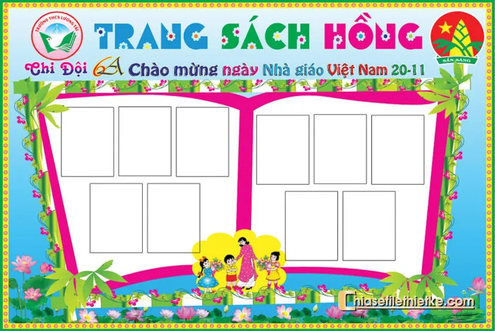 File Corel banner thiết kế trang trí lớp học tiểu học 023