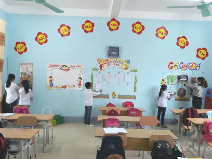 Những mẫu trang trí lớp học đẹp nhất Những mẫu trang trí lớp học đẹp nhất