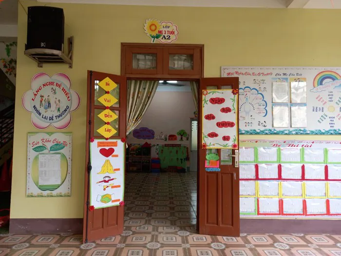 TRANG TRÍ LỚP 3 TUỔI A2 ĐẦU NĂM HỌC MỚI