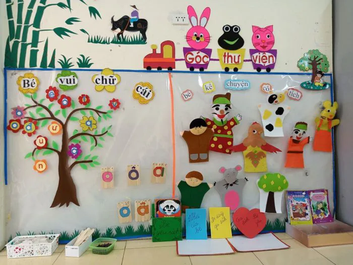 Trang trí lớp học an toàn - thân thiện