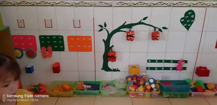 Trang trí lớp Mẫu giáo nhỡ B3 Trang trí lớp Mẫu giáo nhỡ B3
