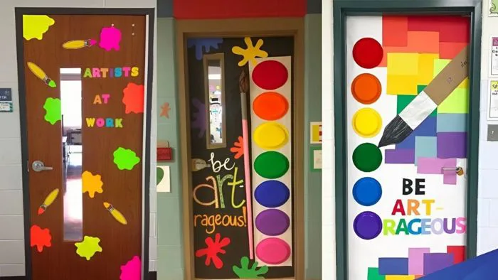 TOP 50 ý tưởng trang trí cửa chính lớp mầm non sáng tạo