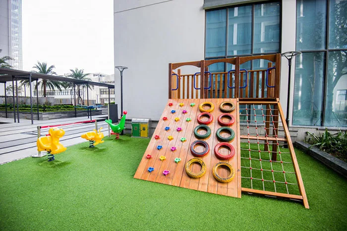 Thiết kế trang trí sân trường mầm non đẹp | Cỏ nhân tạo SG