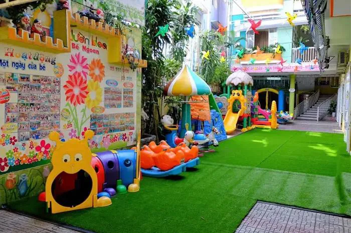 10 Ý Tưởng Trang Trí Sân Trường Mầm Non Đẹp 2021