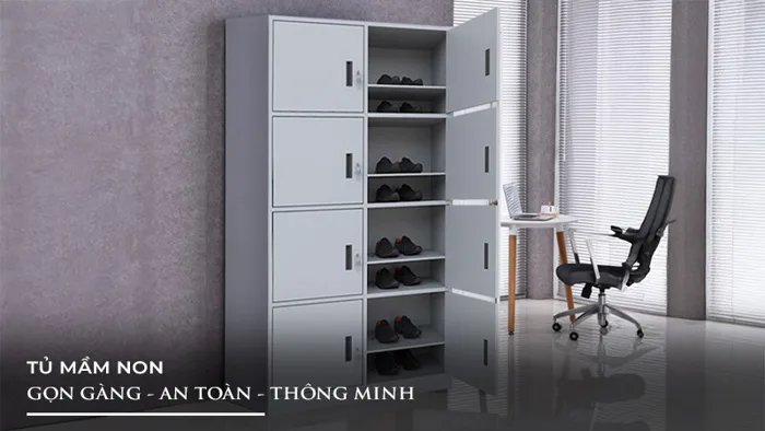Mẫu tủ mầm non giá tốt, nhiều màu sắc lựa chọn cho bé Mẫu tủ mầm non giá tốt, nhiều màu sắc lựa chọn cho bé
