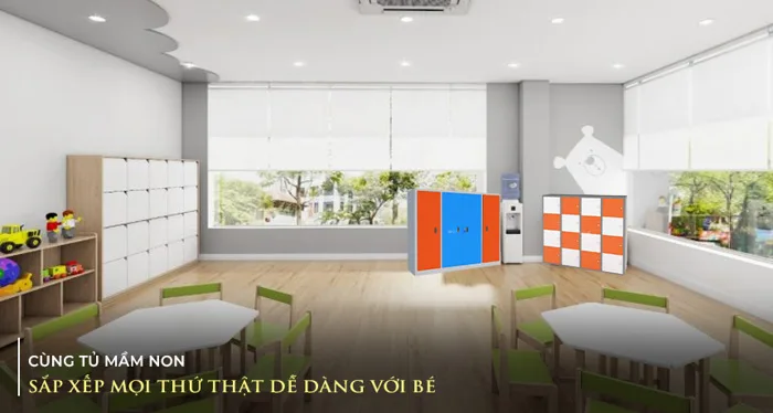 Mẫu tủ mầm non giá tốt, nhiều màu sắc lựa chọn cho bé Mẫu tủ mầm non giá tốt, nhiều màu sắc lựa chọn cho bé