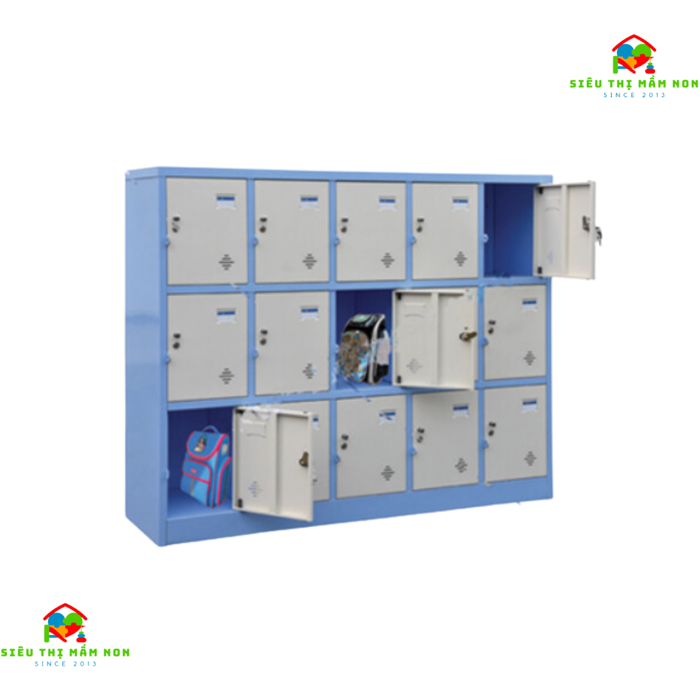 Tủ đựng đồ dùng cá nhân của trẻ (15 ô) Tủ đựng đồ dùng cá nhân của trẻ (15 ô)