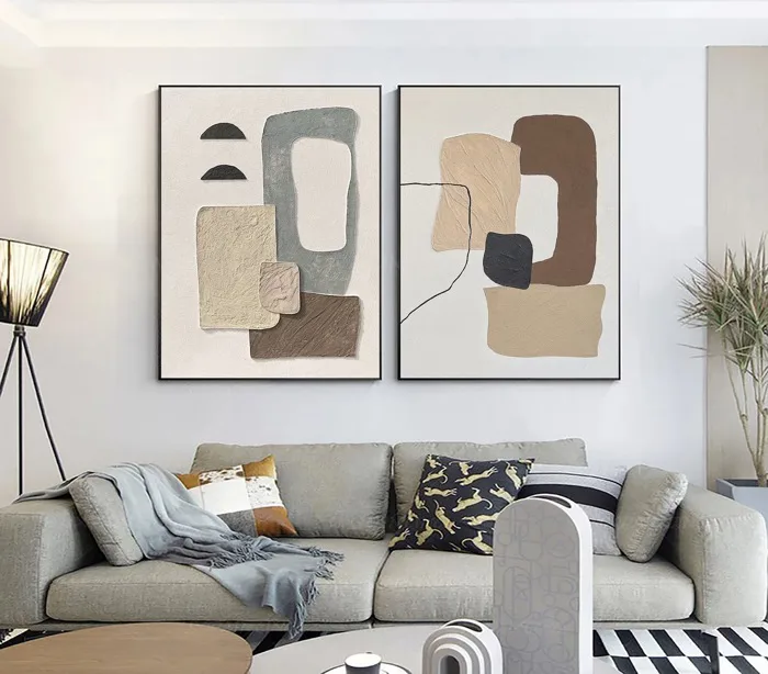 Tranh Vẽ Tay Nghệ Thuật - Mẫu 32 Vừng Decor Có Sẵn Tại Cửa Hàng.