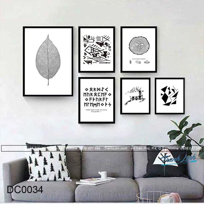 Tranh Canvas Decor Hình Và Chữ đặc Biệt - DC0034 - Tranh Linh