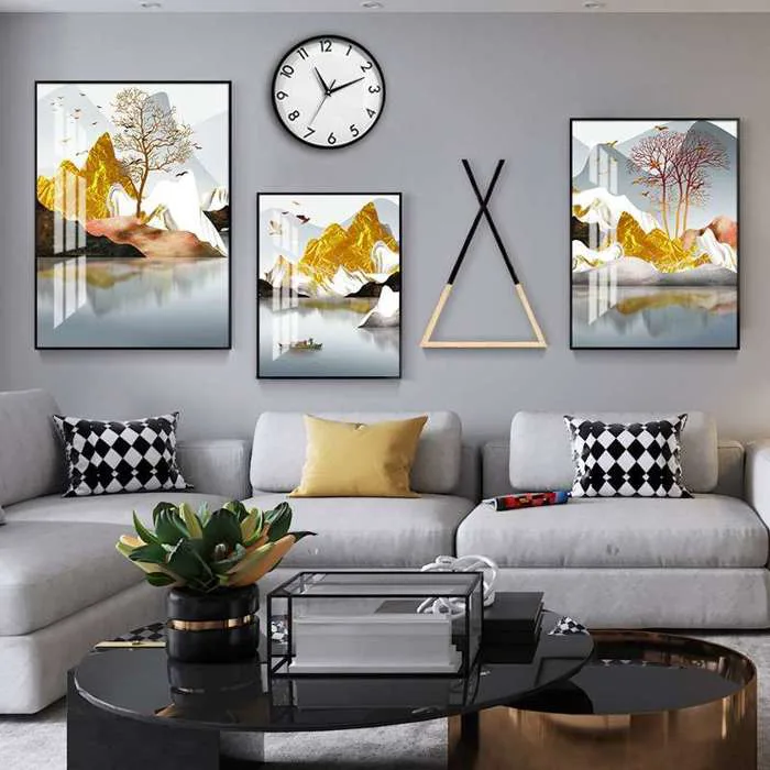 Tranh Canvas Treo Tường Bộ 3 Bức Decor Phòng Khách Tranh Canvas Treo Tường Bộ 3 Bức Decor Phòng Khách