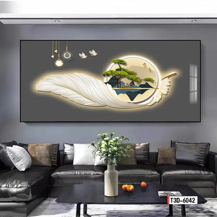 Tranh Phong cảnh thiên nhiên treo phòng khách, lối đi | Mã T3D-6042 Tranh Phong cảnh thiên nhiên treo phòng khách, lối đi | Mã T3D-6042