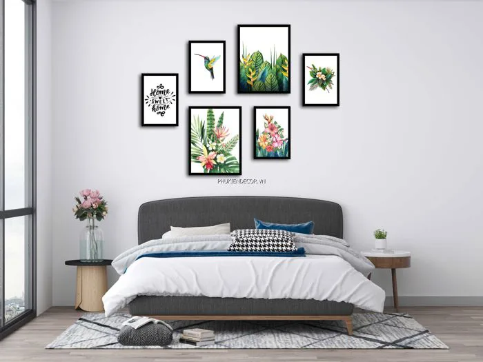 Khám Phá 30 mẫu Tranh Bộ Treo Tường Trang Trí Phòng Ngủ Hiện Đại, Dễ Thương