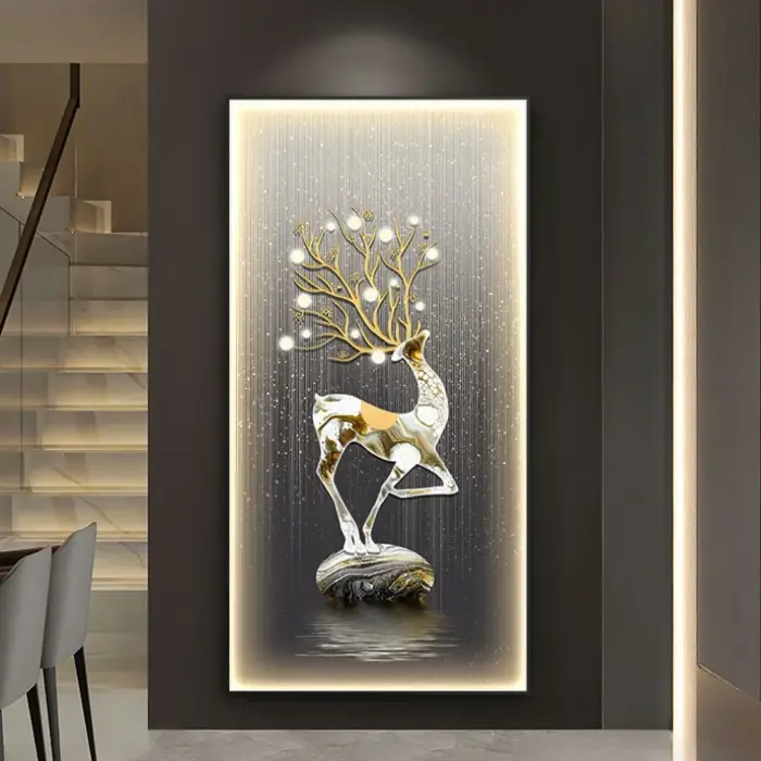 Tranh điện treo tường - Tranh đèn LED treo tường giá tại xưởng