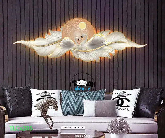 Tranh điện led nhiều mẫu đẹp decor phòng ngủ,phòng khách,spa,nail... | Lazada Việt Nam