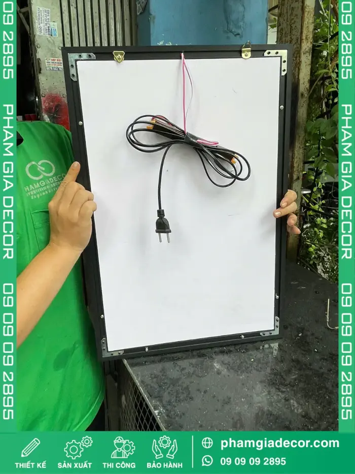 Tranh điện menu quán cà phê
