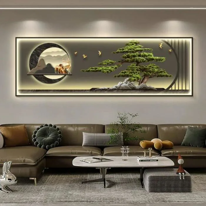 Tranh điện treo tường - Tranh đèn LED treo tường giá tại xưởng