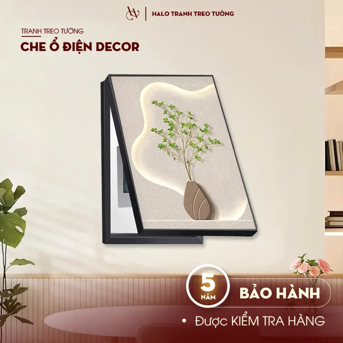 Tranh Che Ổ Điện HALO Tranh Che Tủ Điện An Toàn & Thẩm Mỹ, Tranh Khổ Dọc KT Từ 40x30cm