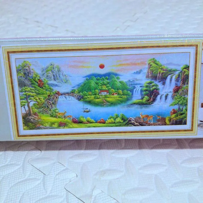 tranh đính đá phong cảnh vs294. kích thước 1m79x89.Treo Tường Decor Phòng