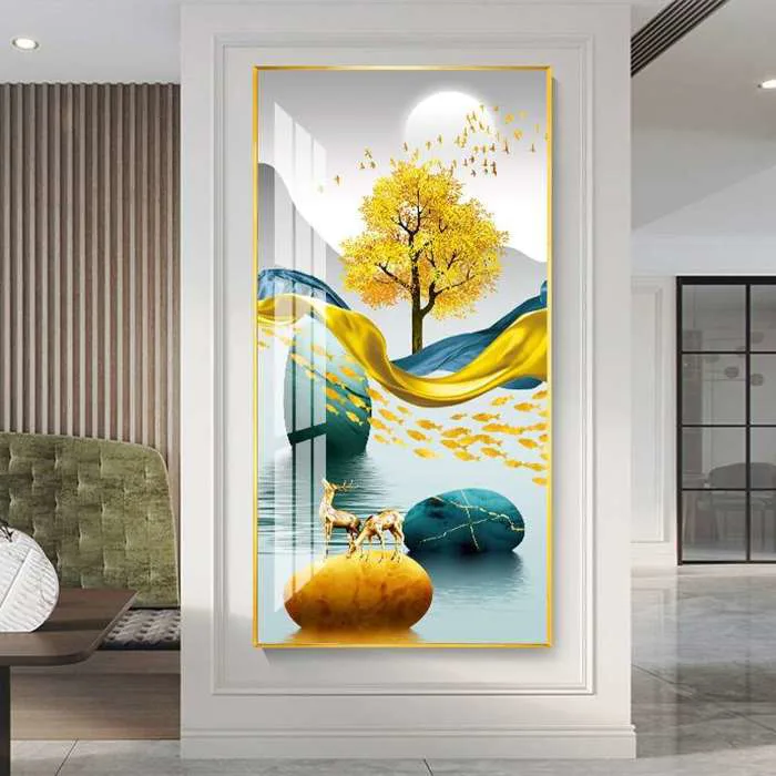 Tranh Tráng Gương Đính Đá Phong Cảnh Hưng Yên chất lượng