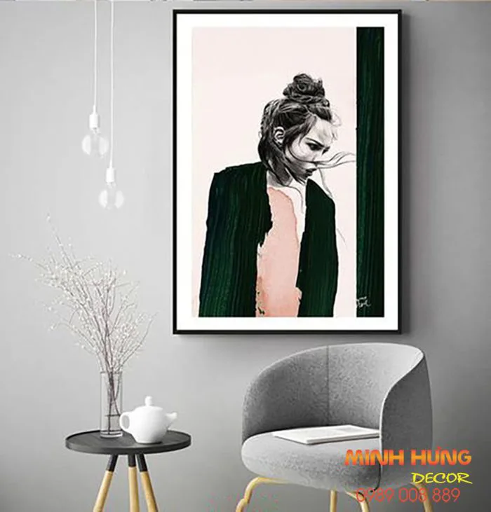 Tranh tráng gương lặng trong cơn gió TGH9122