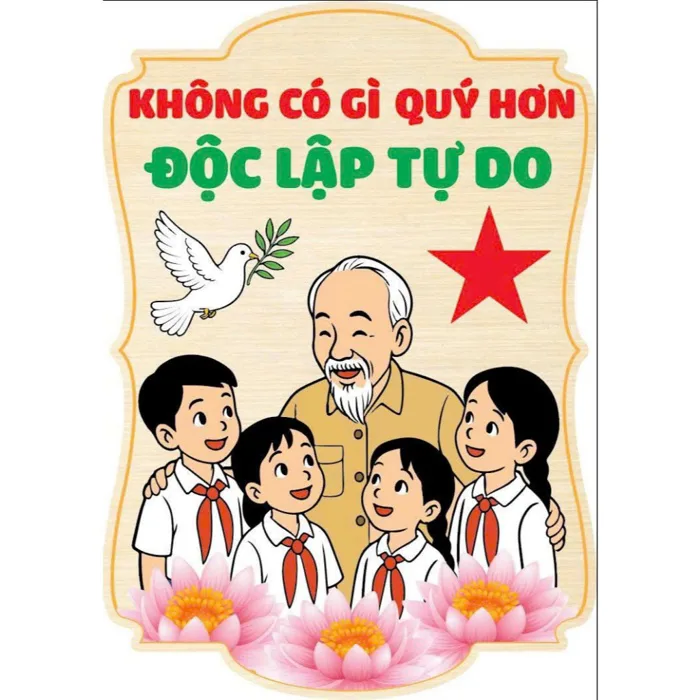Tranh treo lớp học – Trang trí góc học tập – CHỦ ĐỀ Việt Nam – Có dây treo | Shopee Việt Nam