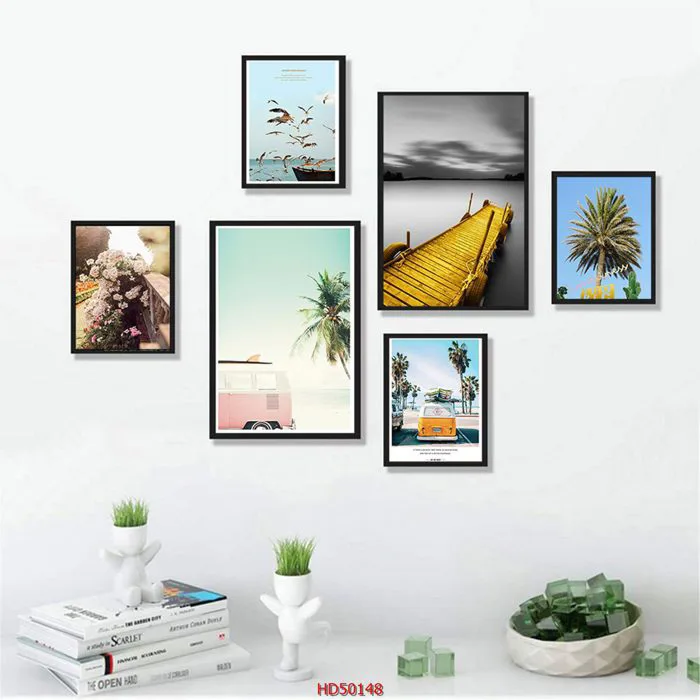 Bộ tranh treo tường phong cảnh đẹp HD50148