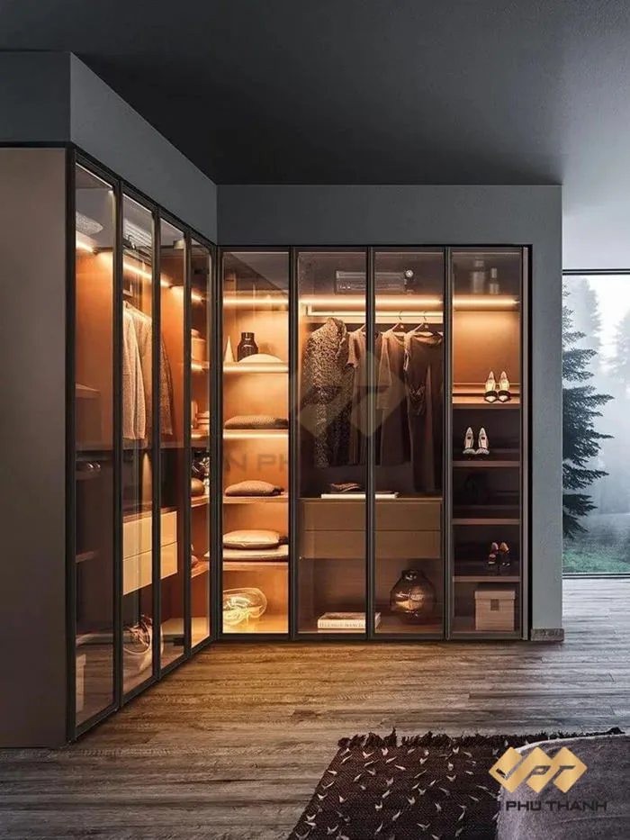 39+ Mẫu Thiết Kế Tủ Quần Áo Âm Tường Hiện Đại Đẹp 2025 - Vạn Phú Thành