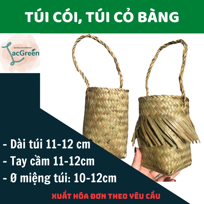 Túi cói, giỏ cỏ bàng, giỏ đệm, túi đan thủ công decor, cắm hoa trang trí,  giỏ lát thủ công, túi xách bình nước | Shopee Việt Nam