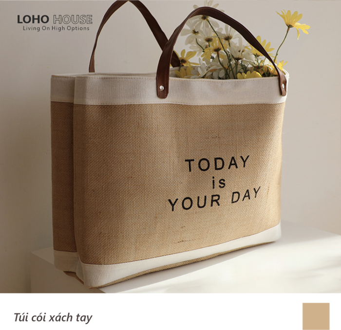 Túi cói xách tay phong cách Nhật | TODAY IS YOUR DAY– Loho House