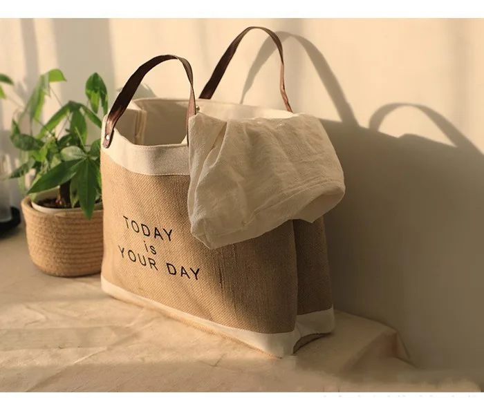 Túi cói xách tay phong cách Nhật | TODAY IS YOUR DAY– Loho House