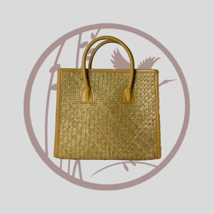 Túi cói basic CB32_ Elite Craft | Tiệm Cỏ Của Mai