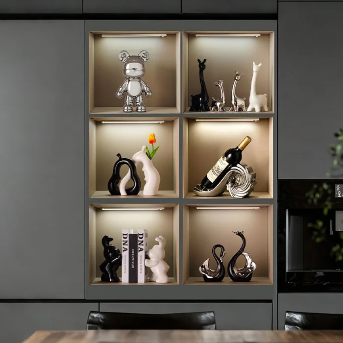 Tượng decor phòng khách hiện đại, trang trí phòng khách sang trọng, lộng  lẫy, đồ trang trí phòng khách đẳng cấp