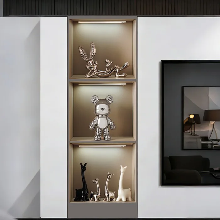 Tượng decor phòng khách hiện đại, trang trí phòng khách sang trọng, lộng  lẫy, đồ trang trí phòng khách đẳng cấp