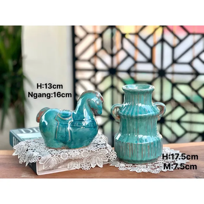 Tượng Chú Ngựa Decor Gốm Bát Tràng, Tượng Gốm Sứ 12 Con Giáp, Tượng Sứ  Trang Trí Tiểu Cảnh, Tượng Con Vật Decor Độc Lạ | Shopee Việt Nam